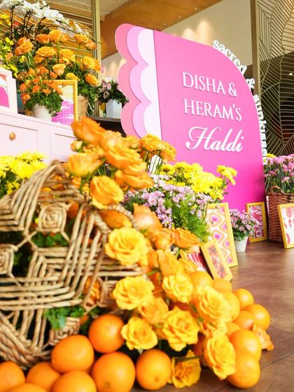 Vibrant Haldi & Mehendi Functions photo 23