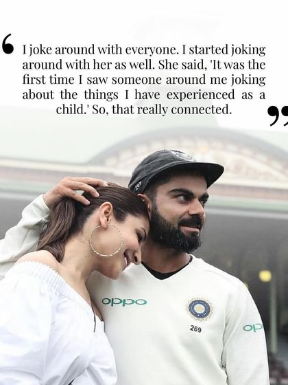 Virat Kohli connected with Anushka's inner child by joking about things from her childhood. This shows how deep connection can be forged through shared vulnerability and laughter.