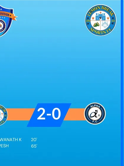 A solid 2-0 victory at full time.