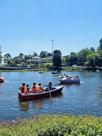 Boating on the famous Kodaikanal Lake is a relaxing activity we always include in our itinerary.