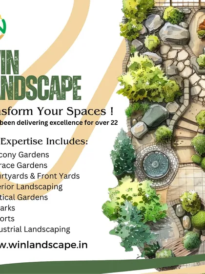 This graphic outlines the wide range of services I offer, backed by over two decades of experience in Chennai. From intimate balcony gardens to large-scale industrial landscaping, my team has the expertise to handle projects of any size.