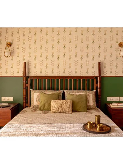 A collection of pieces from various other home projects. This includes the Avani sofa, Kaira four-poster bed, custom single beds for a kid's room, and the Madhu dining chairs, demonstrating our versatility across different styles and client requirements.