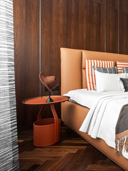 Aakriti Saraf Design - Full-Service Residential Interior Design Private Sanctuaries: Bedrooms photo 19