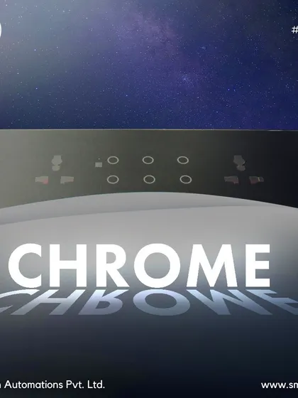Lighting the way to a smarter future with our Chrome series touch switches. They turn the mundane into the magnificent with just a tap.