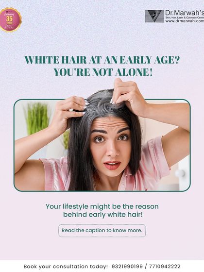 Premature greying is often linked to correctable factors like nutritional deficiencies and stress. Before resorting to dyes, a proper diagnosis can help identify the cause and explore treatments to manage it.