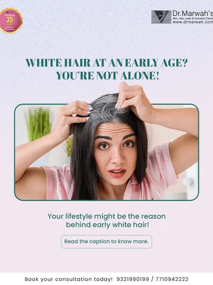 Premature greying is often linked to correctable factors like nutritional deficiencies and stress. Before resorting to dyes, a proper diagnosis can help identify the cause and explore treatments to manage it.