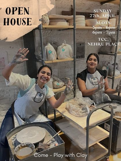 Come play with clay. Two of our team members joyfully invite you to our Open House, a perfect chance to experience the studio vibe.