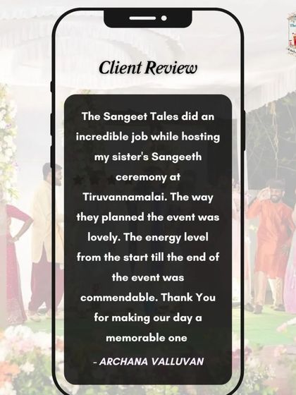 The Sangeet Tales - Wedding Event Planning & Entertainment Words From Our Families photo 9