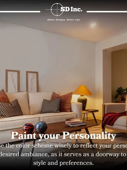 A tip for decorating your apartment: paint your personality. The color scheme you choose is a doorway to your personal style and sets the ambiance for the entire space.