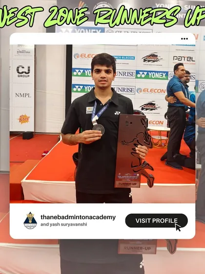 Yash Suryavanshi with his silver medal from the West Zone Championships in Anand, Gujarat.