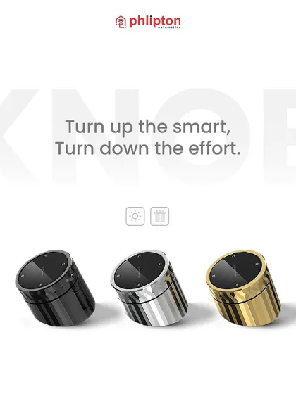 Turn up the smart and turn down the effort with my wireless smart knobs. Available in black, silver, and gold finishes, these knobs provide a tactile and stylish way to control your home's scenes.