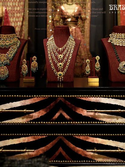 The Bamboo pulls on display drawers for fine jewelry. The hardware's quality and design must match the luxury of the items they help to present.