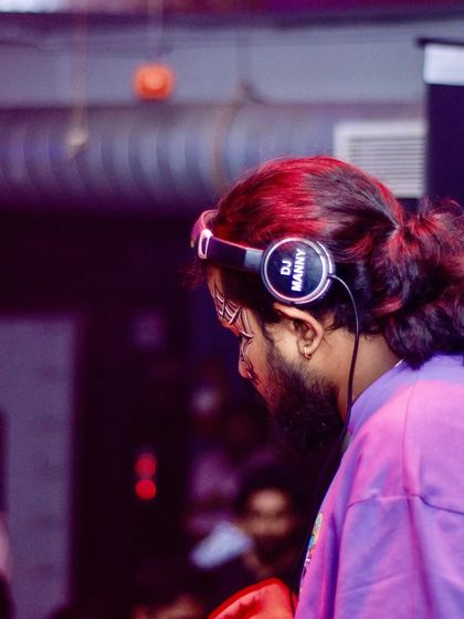 These shots capture me in my element, from different angles and at various events. Each one is a glimpse into my life as a music maker, focused on the craft and connecting with the crowd.