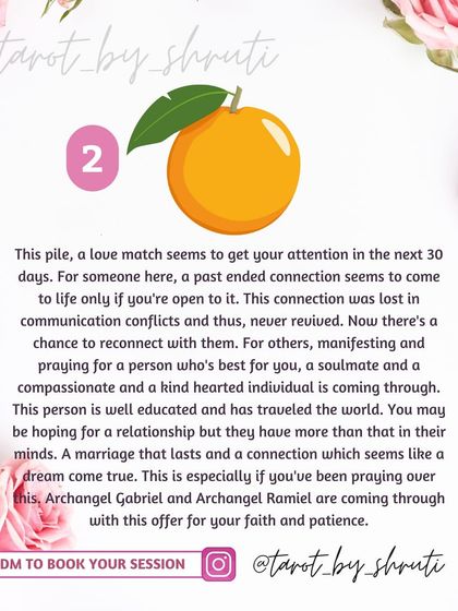 What do the next 30 days hold for you? This reading gives a forecast, whether your manifestations are coming to fruition, a love match will appear, or you will experience a personal transformation.