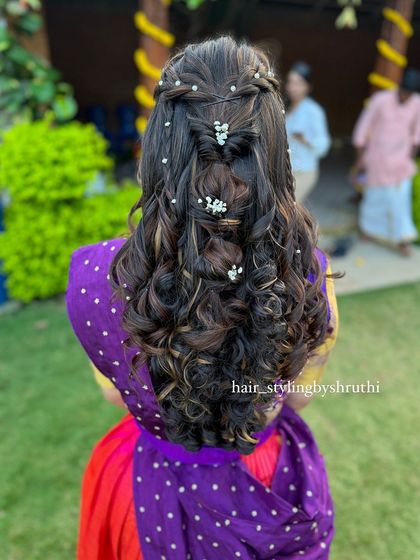 Shruthi - Bridal & Event Hairstyling Modern Styles for Sangeet & Receptions photo 50
