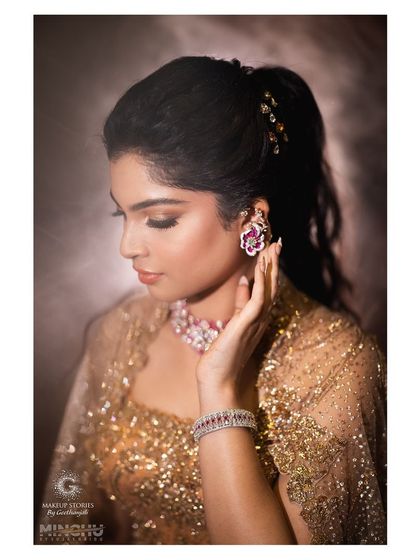 Geethanjali Venkatesh - Special Occasion Makeup Regal Reception & Sangeet Glam photo 51