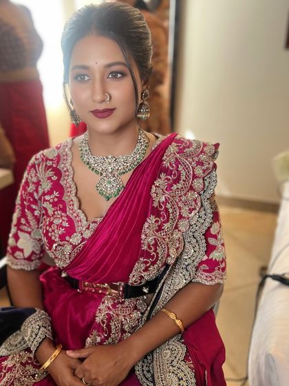 Shwetha Mahadev - Makeup Artistry Training Modern Reception & Sangeet Glam photo 12