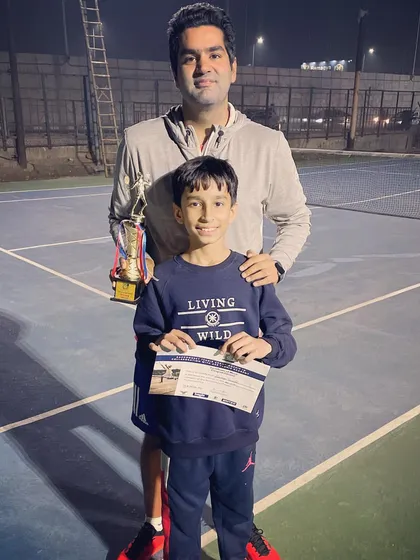 A big congratulations to Shaurya Juneja for winning the Under-12 boys championship at the Rackonnect Tennis Championship. We are super proud of him.