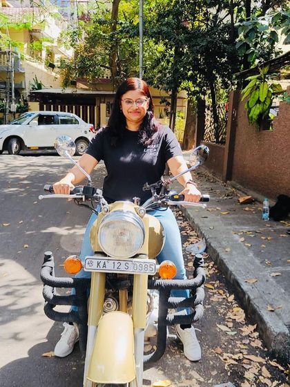 After just two days of basic training, this rider is already looking forward to the advanced course. Her journey has just begun.