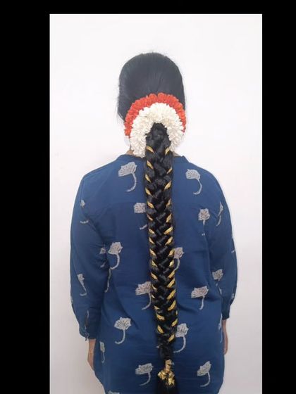 Laxmi Ramkrishna - Special Occasion Hairstyling Traditional South Indian Braids photo 23