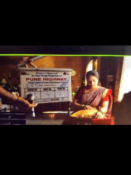 The movie clapperboard on the set of 'Pune Highway'. Being part of the filmmaking process as a choreographer is a collaborative effort to bring the director's vision to life.