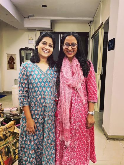 A photo from our last days at the Delhi studio. These memories are so precious to us.