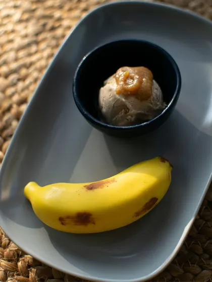 Is it a banana? This dessert from The Korean Shop by Chef Goku was the showstopper. A hyper-realistic banana milk mousse with brown sugar caramel and coffee ice cream that played with perception and delighted our guests.