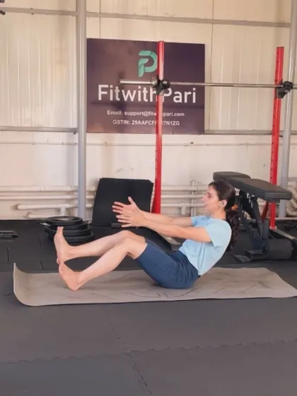 The boat pose, or V-sit, is a fantastic isometric hold for building deep core strength and endurance.