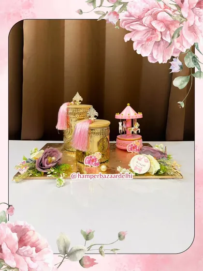 This hamper is a perfect example of a premium, high-end return gift for a very special occasion.
