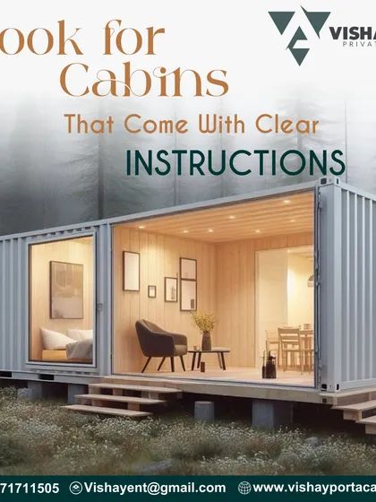 This is a concept for a modern, minimalist cabin with a full glass front, perfect for a stylish home office, a small studio, or a retreat. I can build any design you have in mind, with clear instructions and a focus on quality.