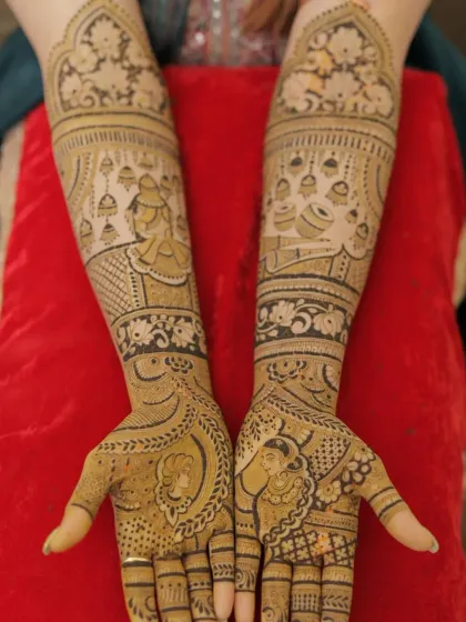 Raju Mehendi - Festive Mehendi Full-Coverage Traditional Mehendi photo 36