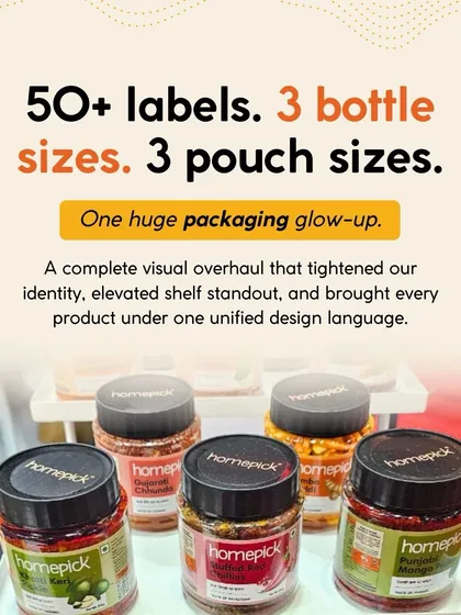 We undertook a huge packaging glow-up with over 50 new labels. This visual overhaul helped unify our brand identity and made our products stand out on the shelf, all while keeping the same taste you love.