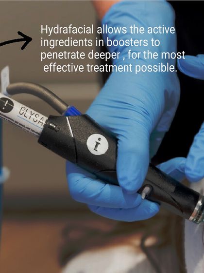 The unique HydraFacial system allows active ingredients in boosters to penetrate deeper, ensuring the most effective treatment possible for your skin.