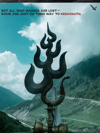 Not all who wander are lost. Some are just on their way to Kedarnath. The gates are open, and the mountains are waiting for you.