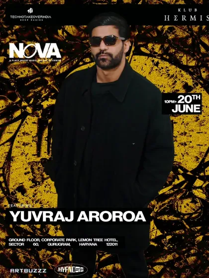 Lineup for a Techno Takeover event. It's always an honor to be featured alongside heavyweights in the Indian techno scene.
