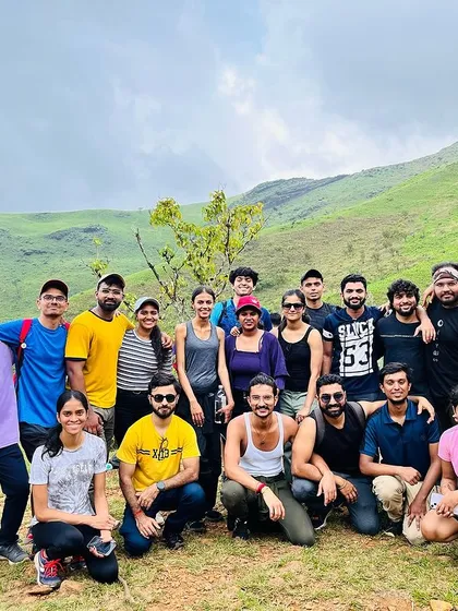 A happy group photo from one of our treks in the Western Ghats.
