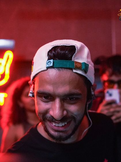 A shot of me enjoying the moment at our debut Slw Drift event. The energy was incredible, and this is just the start.