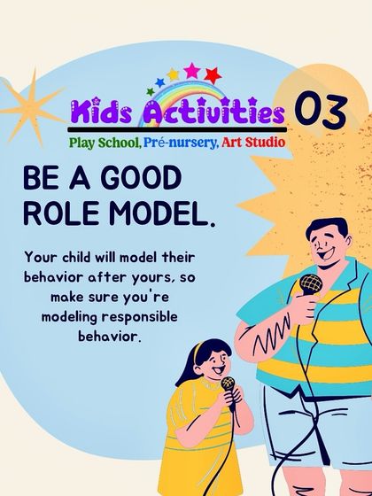 Being a good role model is one of the most effective ways to teach responsibility. Your child will model their behavior after yours, so it's important to demonstrate responsible actions yourself.