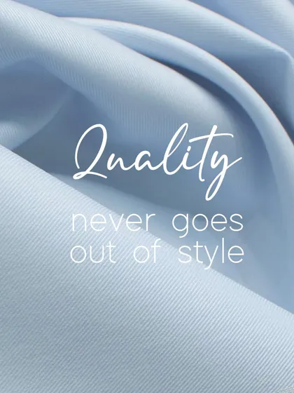 Quality never goes out of style. We believe in timelessness, which is why we focus on using the best materials and construction techniques to create garments that endure.