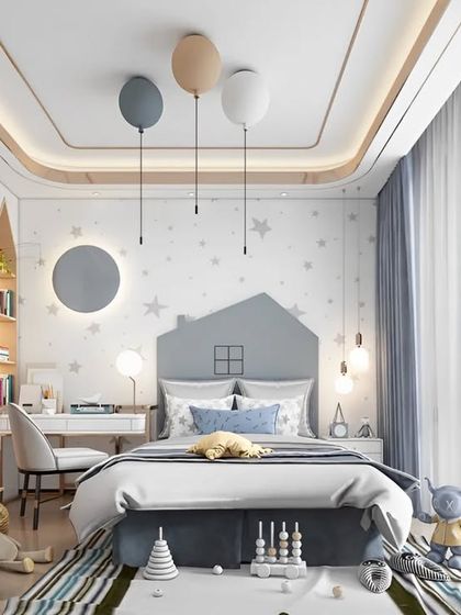 Home Interiors - Kids' Room Interior Design Modern & Chic Kids' Rooms photo 3
