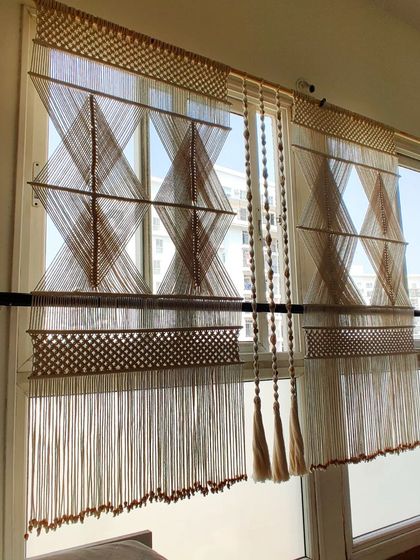 Shikha Agarwal - Custom Macrame & Crochet Home Decor Large Statement Wall Hangings photo 60