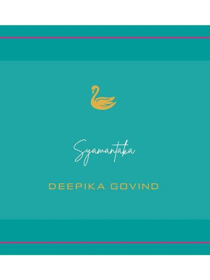 My brand mark for the Shyamantaka collection, symbolizing the grace and elegance I strive to weave into every hand-crafted textile.