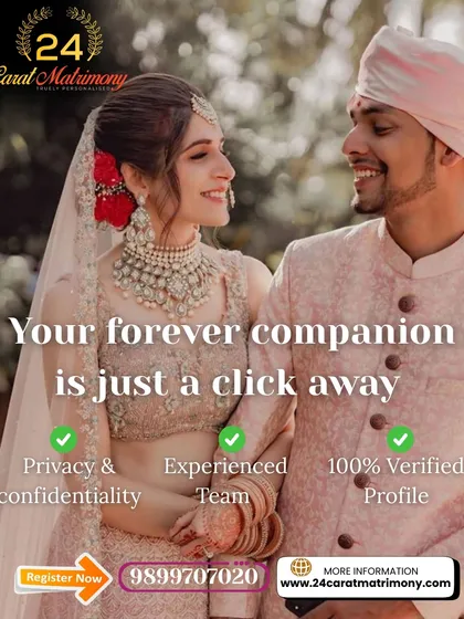 Your privacy is our priority. We guarantee complete confidentiality and provide a database of 100% verified profiles, managed by our experienced team to ensure a safe and trustworthy search for your life partner.