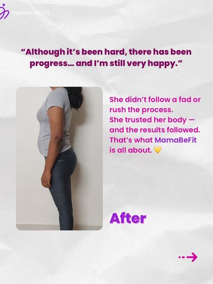 In her own words, "Although it's been hard, there has been progress... and I'm still very happy." She trusted her body and the process, and the results followed.