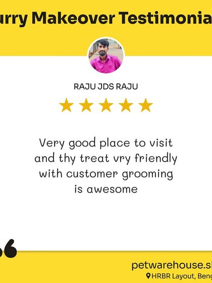 Pet Warehouse - Pet Grooming Services Words from Our Pet Parents photo 25