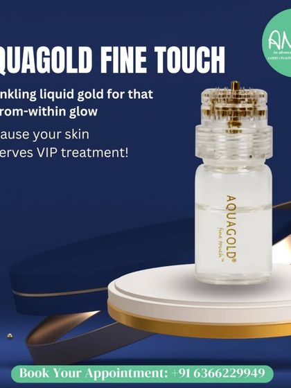 Aquagold Fine Touch is like sprinkling liquid gold for that lit-from-within glow. This VIP treatment delivers customized serums directly into your skin for a flawless, fresh look.