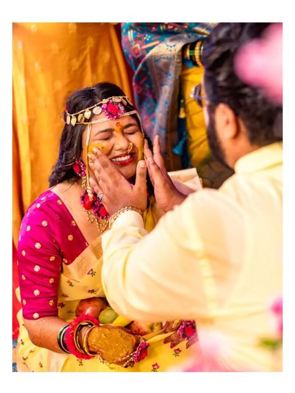 Fine9 Photos & Films - Wedding Photography & Film Joyful Haldi Ceremonies photo 4
