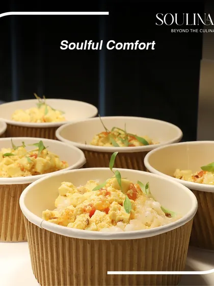 Soulful comfort in a biodegradable paper cup. We believe in serving delicious food that is also presented in an environmentally conscious manner.