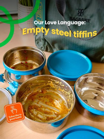 My love language? Empty steel tiffins coming back to the kitchen. It means you enjoyed every last bite, and that's the best success I can ask for.