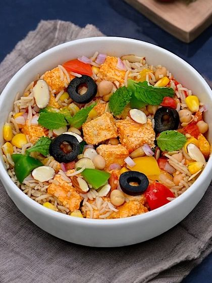 The Barbecue Paneer Rice Bowl is another new addition to our menu. It features grilled paneer smothered in tangy barbecue sauce, served with fluffy rice and seasonal veggies for a delicious and healthy meal.